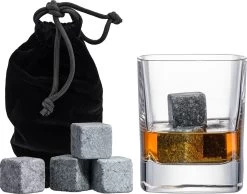 Igoods Pierres à Whisky - Glaçons Réutilisables - Pierres à Whisky - 9 Pièces