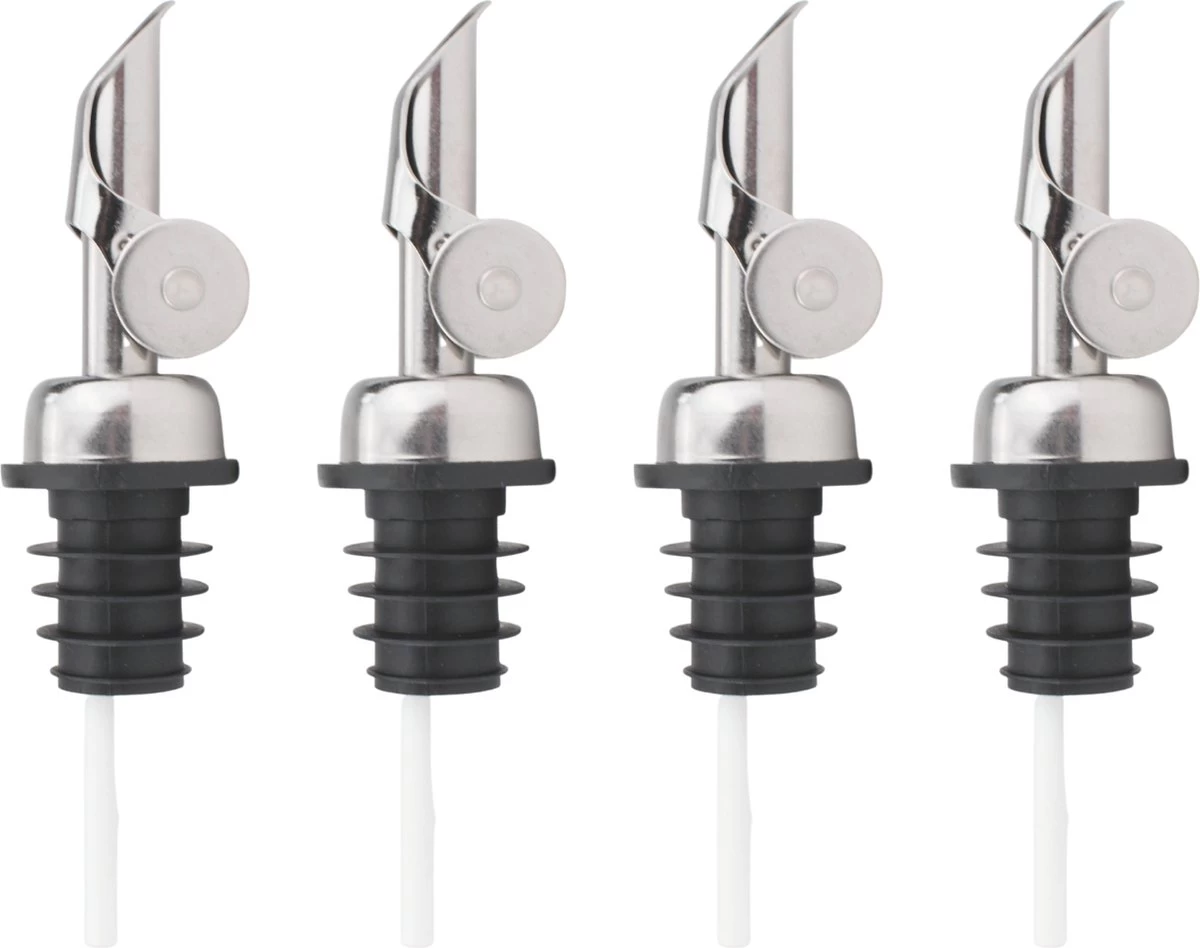 Veluw Professional Verser Olive Oil - Verseur Pour Bouteille - Acier Inoxydable (4 Pièces) 3 Veluw Professional Verser Olive Oil - Verseur Pour Bouteille - Acier Inoxydable (4 Pièces)