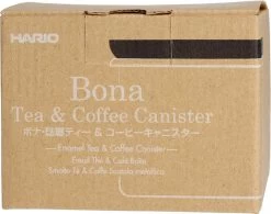 Hario - Boîte à Thé Et Coffee Bona - Wood De Teck 400 Ml -Dégustation Délicate 1200x949