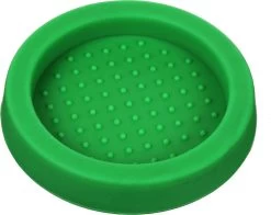 Expresso écarlate | Plateau De Pulvérisation "Puck" En Silicone Alimentaire (antidérapant); également Pour Un Distributeur; Partie D'un Lieu De Travail Professionnel Sur Des Supports D'écran. Vert