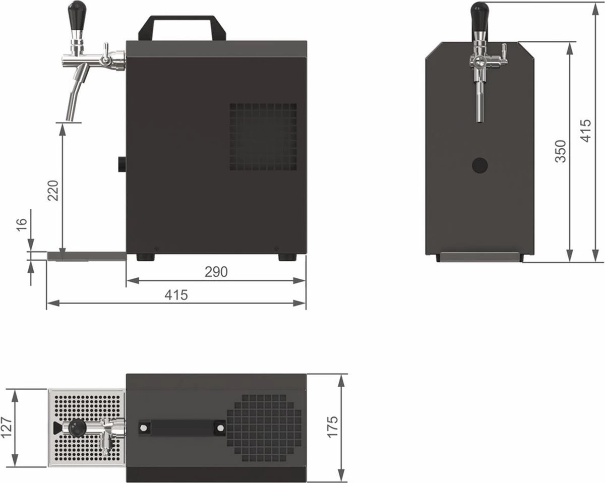 Robinet à Bière JET 30 1 Robinet, Refroidisseur à Sec, 30 Litres / Heure Robinet à Domicile, Refroidisseur à Bière 7 Robinet à Bière JET 30 1 Robinet, Refroidisseur à Sec, 30 Litres / Heure Robinet à Domicile, Refroidisseur à Bière – Image 5