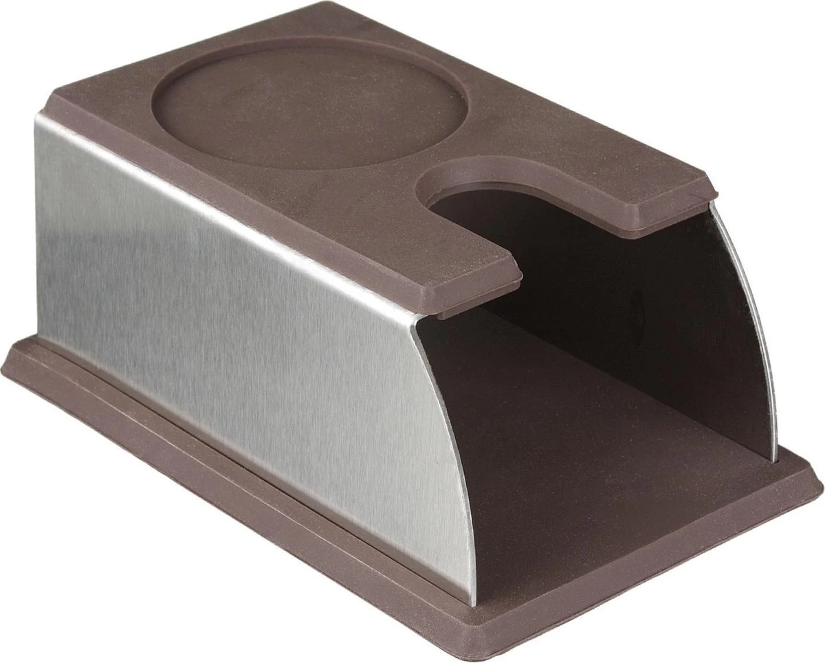 Expresso écarlate | Station De Tamper "Professional" En Acier Inoxydable Avec Tapis De Tamper En Silicone Alimentaire Pour Garder Le Tamper Après Estampage. Broin 3 Expresso écarlate | Station De Tamper "Professional" En Acier Inoxydable Avec Tapis De Tamper En Silicone Alimentaire Pour Garder Le Tamper Après Estampage. Broin