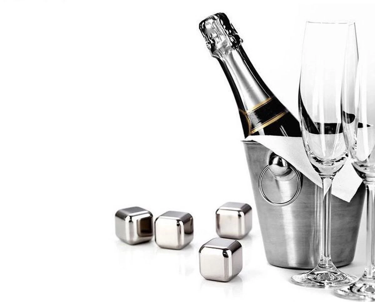 Pierres à Whisky En Acier Inoxydable - Ensemble Premium - Pierres à Whisky En Métal - 4 Pièces - SEC 16 Pierres à Whisky En Acier Inoxydable - Ensemble Premium - Pierres à Whisky En Métal - 4 Pièces - SEC – Image 14