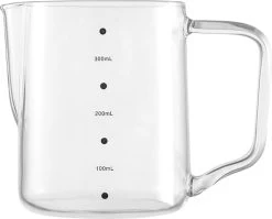 House Of Husk Pot à Lait En Verres - Pot à Lait Moussant 350 Ml - Pot à Lait Moussant - Pichet à Lait - Pot à Lait Barista