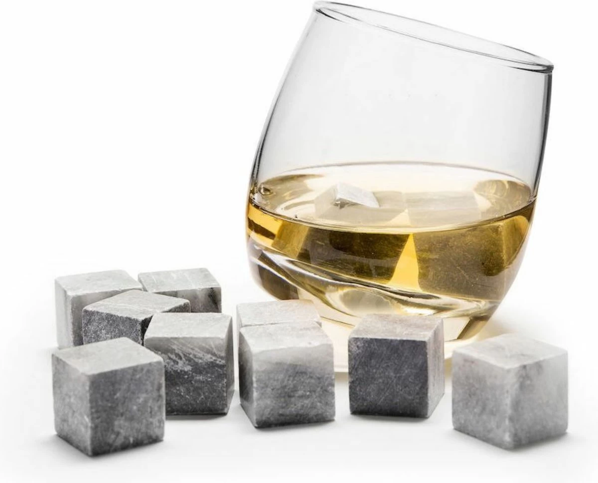 Orange85 - Ensemble De Pierres à Whisky - Remplacement De Glaçons - Réutilisable 3 Orange85 - Ensemble De Pierres à Whisky - Remplacement De Glaçons - Réutilisable