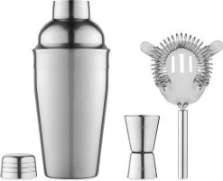 Set à Cocktail En Acier Inoxydable Avec Gobelet à Shake 500 Ml - Set à Cocktail