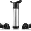 Pompe à Vide DG Design Vin - Économiseur De Vin - Stocker Le Vin - Comprend 4 Bouchons - Bouchon De Vin - Bouchon De Bouteille - Bouchon De Bouteille De Vin - Bouchon De Bouteille - Ne Fuit Pas - Acier Inoxydable -Dégustation Délicate 1200x979 1