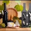 Ensemble D'accessoires Pour Le Vin De Luxe Lilaled Pour Les Gourmets Dans Un Emballage Cadeau De Luxe . Avec Couteau De Serveur, Coupe-papier, Bouchon De Luxe , Entonnoir Verseur, Anneau De Bouteille (récupérateur De Gouttes De Vin), 2 Ensemble D'accessoires Pour Le Vin De Luxe Lilaled Pour Les Gourmets Dans Un Emballage Cadeau De Luxe . Avec Couteau De Serveur, Coupe-papier, Bouchon De Luxe , Entonnoir Verseur, Anneau De Bouteille (récupérateur De Gouttes De Vin), -Dégustation Délicate 1200x980 2