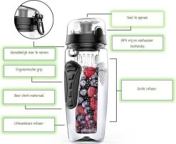 Afecto® | Bouteille De Fruits| Infuseur De Sport | Bouteilles D'eau Avec Des Fruits |1000 Ml | Bouteille De Boisson | Peut également être Utilisé Comme Une Bouteille D'eau | Sans BPA| Couleur : Vert 7 Afecto® | Bouteille De Fruits| Infuseur De Sport | Bouteilles D'eau Avec Des Fruits |1000 Ml | Bouteille De Boisson | Peut également être Utilisé Comme Une Bouteille D'eau | Sans BPA| Couleur : Vert -Dégustation Délicate 1200x983 1