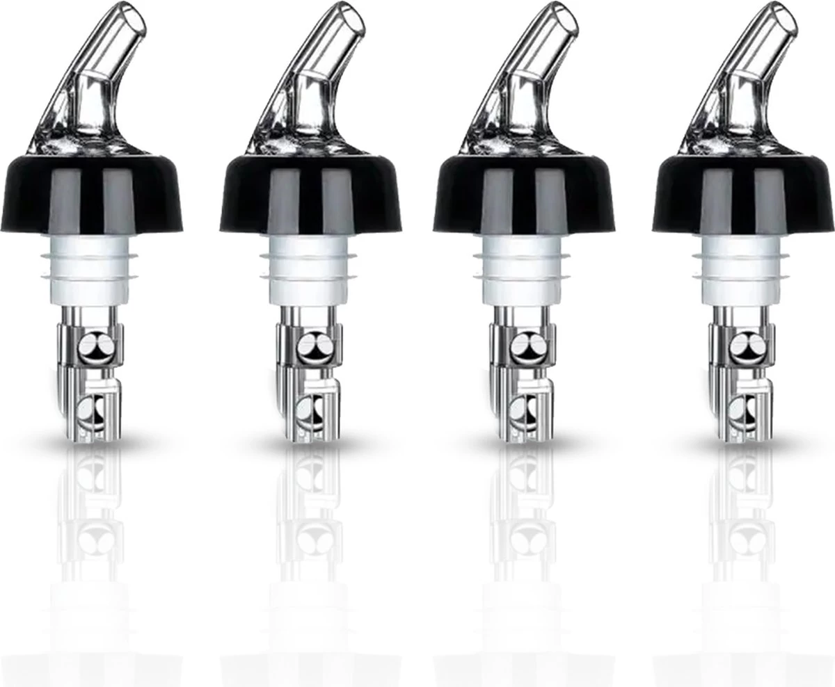 Bec Verseur De Précision (2CL) Verseur Doseur Boule 4 Pièces - Bec Verseur Boule Pour Restauration - Transparent 3 Bec Verseur De Précision (2CL) Verseur Doseur Boule 4 Pièces - Bec Verseur Boule Pour Restauration - Transparent