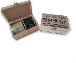 Boîte à Thé En Bois Personnelle Avec Naam Soins De Maternité Aide à La Maternité Merci Cadeau Complet Comprenant Le Thé