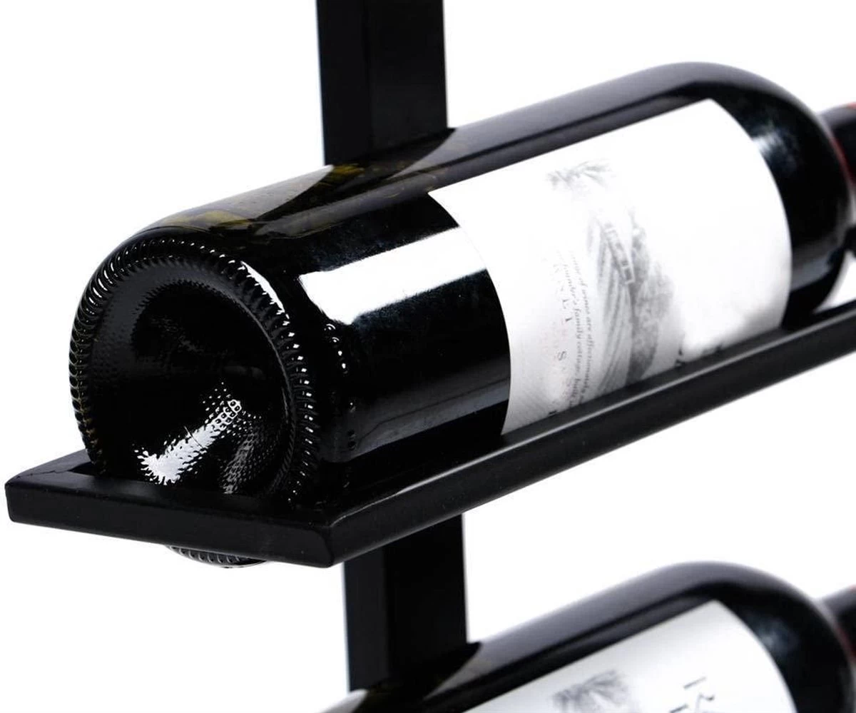 Casier à Vin, Porte-bouteilles, Casier à Bouteilles, Casier De Rangement Mural, Métal, 10 Bouteilles, Noir 9 Casier à Vin, Porte-bouteilles, Casier à Bouteilles, Casier De Rangement Mural, Métal, 10 Bouteilles, Noir – Image 7