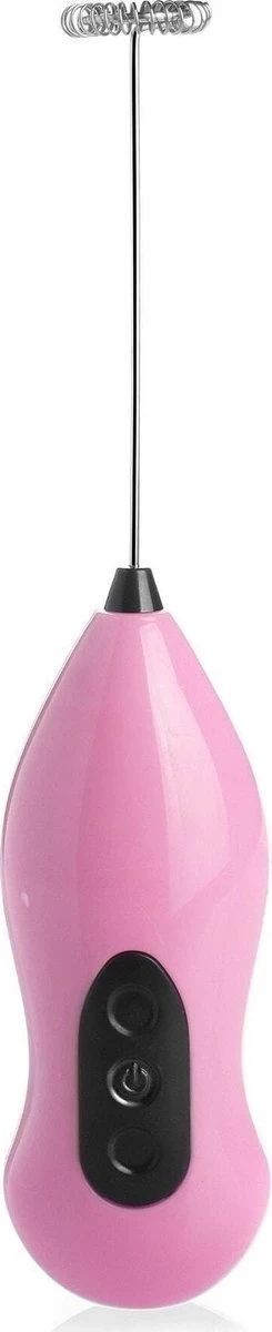 Mousseur à Lait - Mousseur à Lait électrique Pour Une Délicieuse Mousse De Lait - Mousseur à Lait Simple Et Facile - Mousseur à Lait Manuel Rose