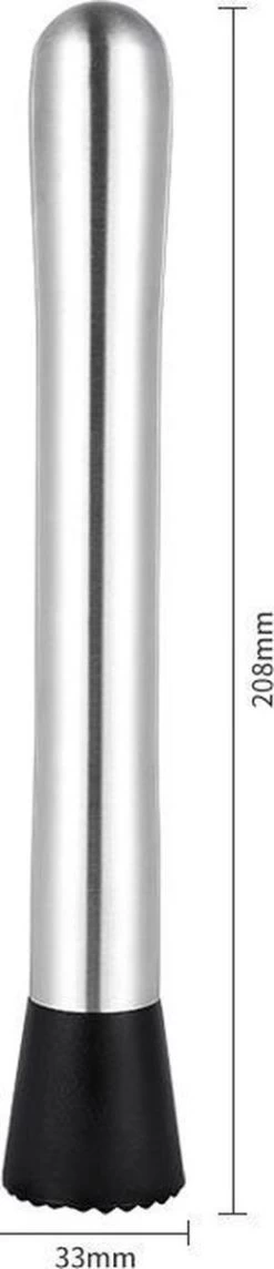 TDR - Ensemble De Shaker à Cocktail 12 Pièces - Acier Inoxydable -Dégustation Délicate 259x1200 2