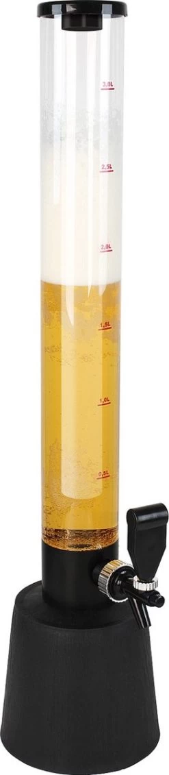 Jago® Beer Tower 3,5 Litres - Robinet à Bière - Distributeur De Boissons - Robinet Domestique - Avec Robinet - Hauteur 90 Cm 25 Jago® Beer Tower 3,5 Litres - Robinet à Bière - Distributeur De Boissons - Robinet Domestique - Avec Robinet - Hauteur 90 Cm -Dégustation Délicate 262x1200