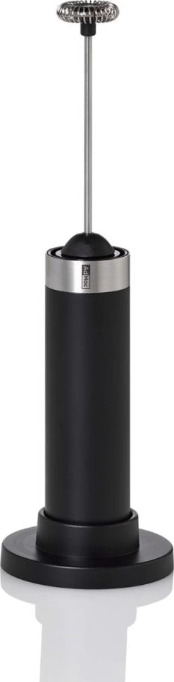 Mousseur à Lait AdHoc - Rapid - Plastique / Inox - ø 6,5 Cm X 21,5 Cm - Zwart -Dégustation Délicate 306x1200