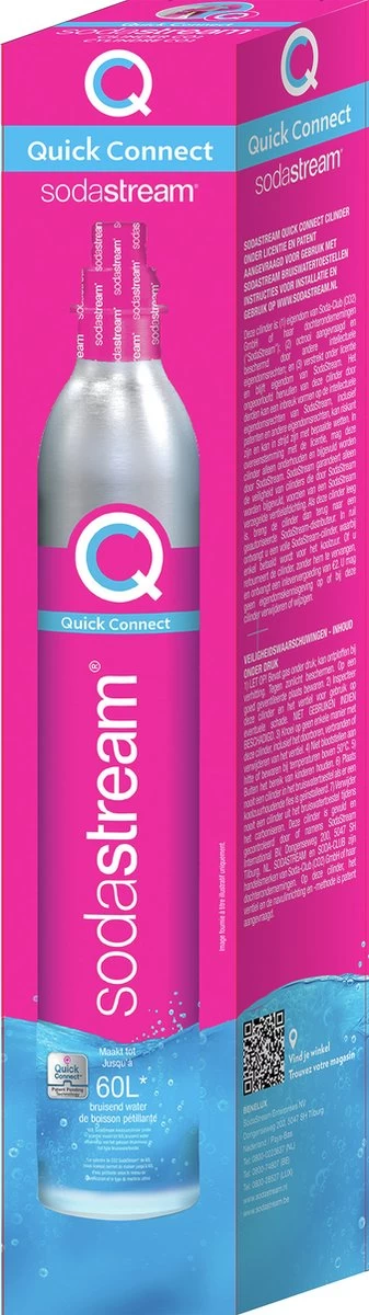 SodaStream - Cylindre Gazéifié De Rechange à Connexion Quick - 60L 3 SodaStream - Cylindre Gazéifié De Rechange à Connexion Quick - 60L