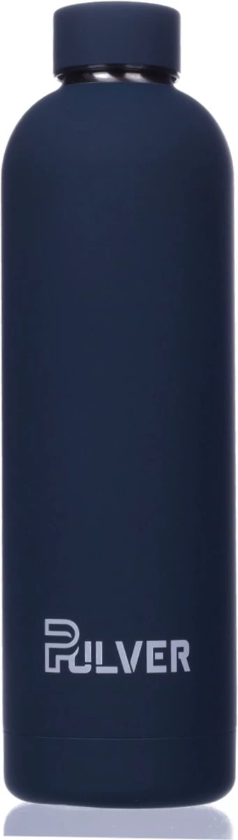Pulver - Bouteille Thermos / Gourde En Acier Inoxydable - Sans BPA - 750 Ml - Gourde Avec Bouchon à Vis - Gourde - Double Isolation - Revêtement En Caoutchouc - Blauw Clair 3 Pulver - Bouteille Thermos / Gourde En Acier Inoxydable - Sans BPA - 750 Ml - Gourde Avec Bouchon à Vis - Gourde - Double Isolation - Revêtement En Caoutchouc - Blauw Clair