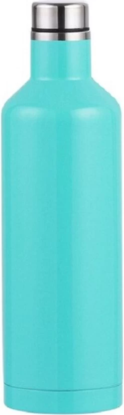 Casero Thermos Isotherme Chaud Et Froid En Acier Inoxydable - Tasse Thermos - Bouteille Isotherme - Mug De Voyage - 500 Ml Turquoise