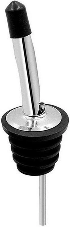 Bec Verseur D'huile D'olive En Acier Inoxydable Avec Bouchon - Bouchon Verseur - Verseur De Vin, Bouteille, Cocktail - Verseur D'huile En Plastique - Verseur De Liquide - Bar Et Cuisine