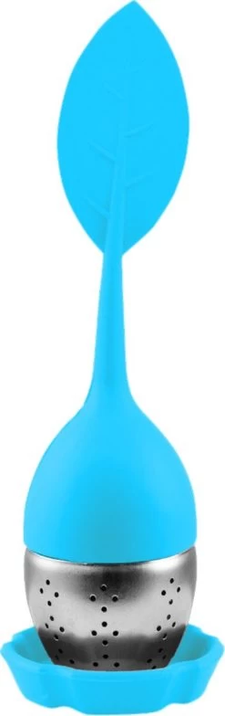 Teami Blends | Œuf De Thé | Bleu | Caoutchouc De Silicone Combiné à Une Boule D'infusion En Acier Inoxydable