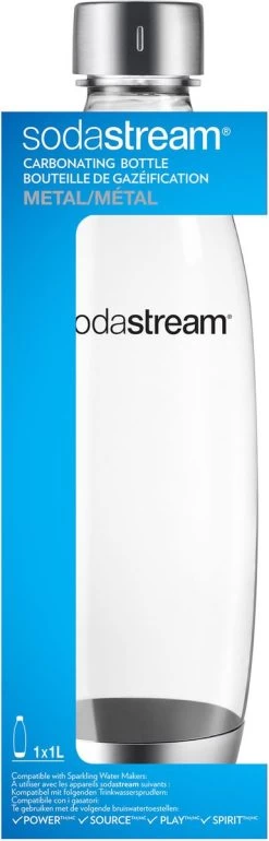 Bouteille Réutilisable SodaStream, Métal, 1 L 12 Bouteille Réutilisable SodaStream, Métal, 1 L -Dégustation Délicate 385x1200 3