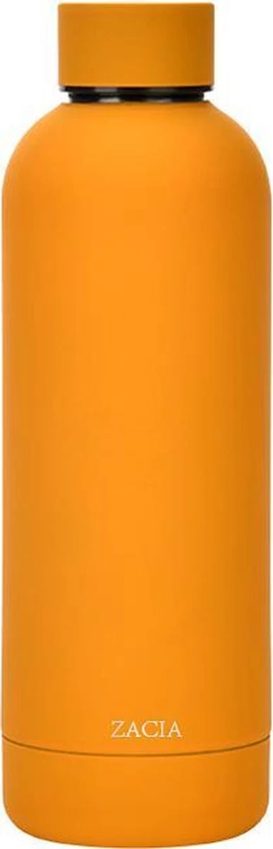 Gourde ZaCia Oranje Avec Couvercle Pour Gourde Et Éponge De Nettoyage - Gourde Thermos - Acier Inoxydable - 500ML 4 Gourde ZaCia Oranje Avec Couvercle Pour Gourde Et Éponge De Nettoyage - Gourde Thermos - Acier Inoxydable - 500ML – Image 2