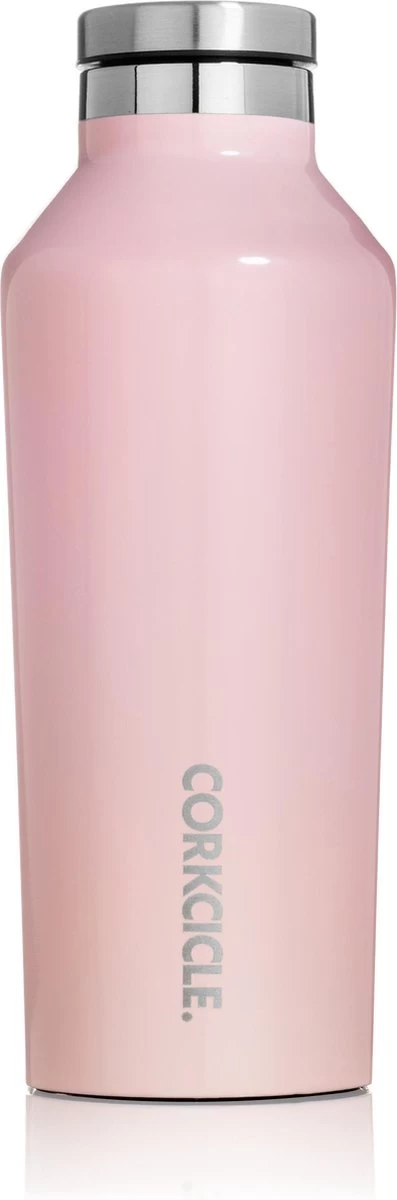 Corkcicle Canteen - Bouteille Thermos Rose Clair 270 Ml Quartz Rose - 3 Couches - Acier Inoxydable Acier Inoxydable 3 Corkcicle Canteen - Bouteille Thermos Rose Clair 270 Ml Quartz Rose - 3 Couches - Acier Inoxydable Acier Inoxydable