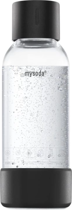 Mysoda - 0, 5 Litres De Bouteille Réutilisable - Noir / Aluminium