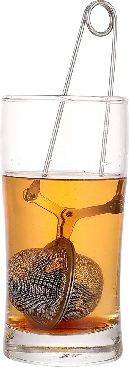 Doodadeals® | Passoire à Thé 3 Pièces | ACIER INOXYDABLE | Infuseur à Thé | Boule D'épices | Passoire à Thé Pour Thé En Vrac | Boule à Thee | 16 Cm | ø 4,5 Cm 6 Doodadeals® | Passoire à Thé 3 Pièces | ACIER INOXYDABLE | Infuseur à Thé | Boule D'épices | Passoire à Thé Pour Thé En Vrac | Boule à Thee | 16 Cm | ø 4,5 Cm – Image 4