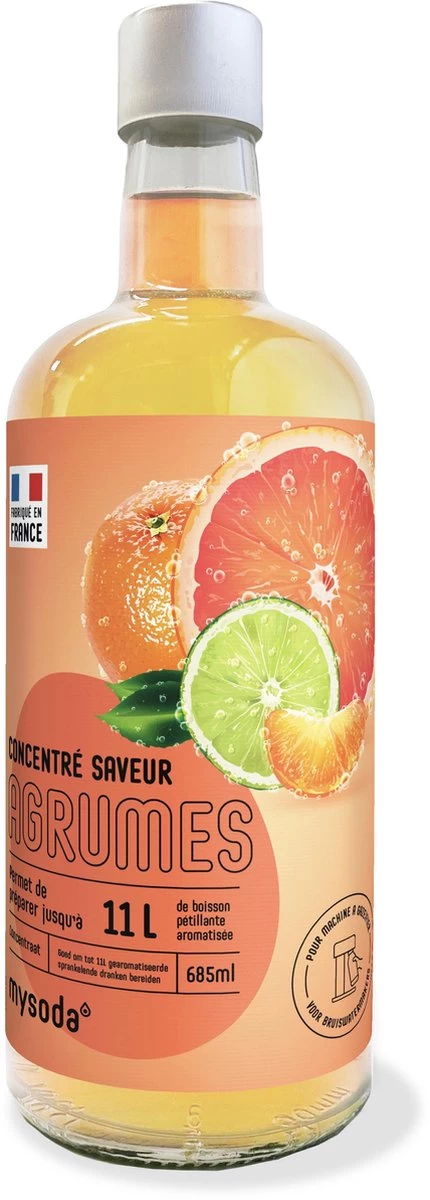 Mysoda Agrumes / Citrus - 685ml - En Bouteille Verre 3 Mysoda Agrumes / Citrus - 685ml - En Bouteille Verre