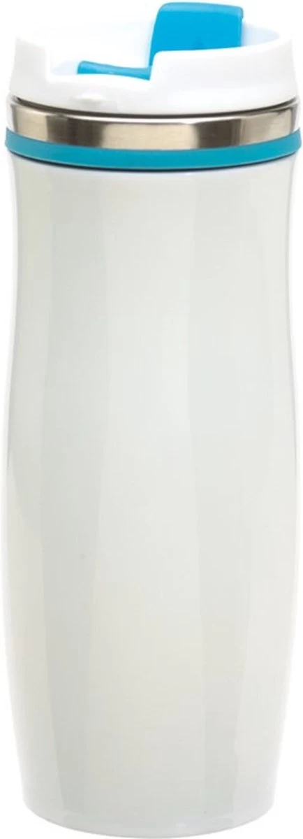 Set De 3x Pièces Tasses Chauffantes / Tasses En Acier Inoxydable Hiver Blanc / Turquoise 400 Ml - Tasse Isolante / Tasses Thermos - Double Paroi 4 Set De 3x Pièces Tasses Chauffantes / Tasses En Acier Inoxydable Hiver Blanc / Turquoise 400 Ml - Tasse Isolante / Tasses Thermos - Double Paroi – Image 2