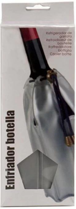 Seau à Vin - Seau à Champagne - Seau à Bouteille - Seau à Bouteille Gris Argent -Dégustation Délicate 437x1200