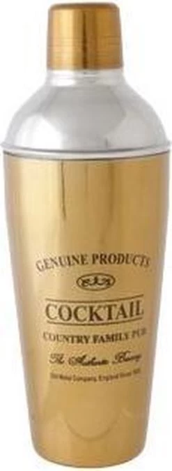 Shaker En Or Véritable Cosy Trendy - 75 Cl - Ø 8,7 X 24,5 Cm -Dégustation Délicate 439x1200 1