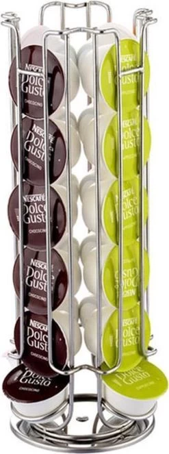 Porte-gobelet Pour 24 Tasses à Café - Porte-gobelet - Distributeur Porte-gobelet - Porte-capsule - Rotatif