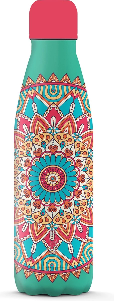 The Steel Bottle Art Series, 500 Ml, Bouteille D'eau, Gourde, Bouteille D'eau, Vélo, École, Fitness, Marche, Yoga, Sports, Multicolore, Acier Inoxydable, Mantra 3 The Steel Bottle Art Series, 500 Ml, Bouteille D'eau, Gourde, Bouteille D'eau, Vélo, École, Fitness, Marche, Yoga, Sports, Multicolore, Acier Inoxydable, Mantra