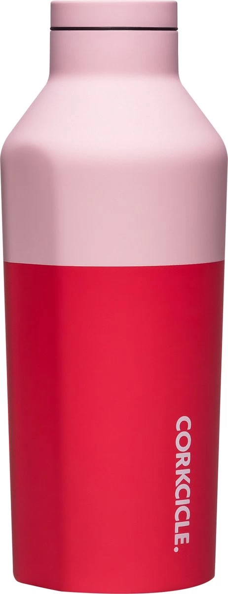 Corkcicle Thermos Gourde COLOR BLOCK SHORTCAKE 9oz. Gourde 270ml Acier Inoxydable Rose-Rouge - Série Colorblock - Acier Inoxydable Acier Inoxydable 4 Corkcicle Thermos Gourde COLOR BLOCK SHORTCAKE 9oz. Gourde 270ml Acier Inoxydable Rose-Rouge - Série Colorblock - Acier Inoxydable Acier Inoxydable – Image 2
