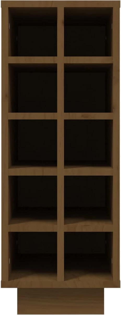 VidaXL Cave à Vin 23 X 34 X 61 Cm Bois De Pin Massif Marron Miel 8 VidaXL Cave à Vin 23 X 34 X 61 Cm Bois De Pin Massif Marron Miel – Image 6