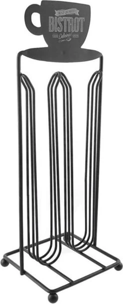 Orange85 Porte-gobelet à Café - Capsules - Tasse à Café - Rangement - Rangement - Porte-capsule - Montant - Avec Tasse à Café - Bistro