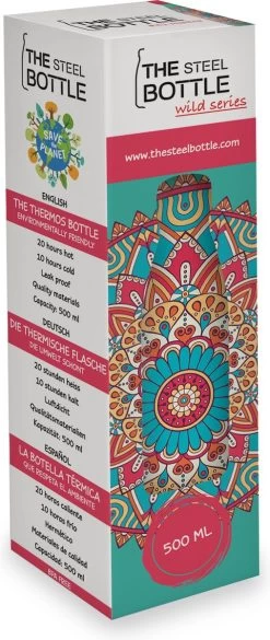 The Steel Bottle Art Series, 500 Ml, Bouteille D'eau, Gourde, Bouteille D'eau, Vélo, École, Fitness, Marche, Yoga, Sports, Multicolore, Acier Inoxydable, Mantra 8 The Steel Bottle Art Series, 500 Ml, Bouteille D'eau, Gourde, Bouteille D'eau, Vélo, École, Fitness, Marche, Yoga, Sports, Multicolore, Acier Inoxydable, Mantra -Dégustation Délicate 507x1200