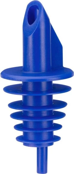 BILLY - Bec Plastique Pour Bouteilles 0- 1,5 Litre - Bleu - Avec 5 Ailettes