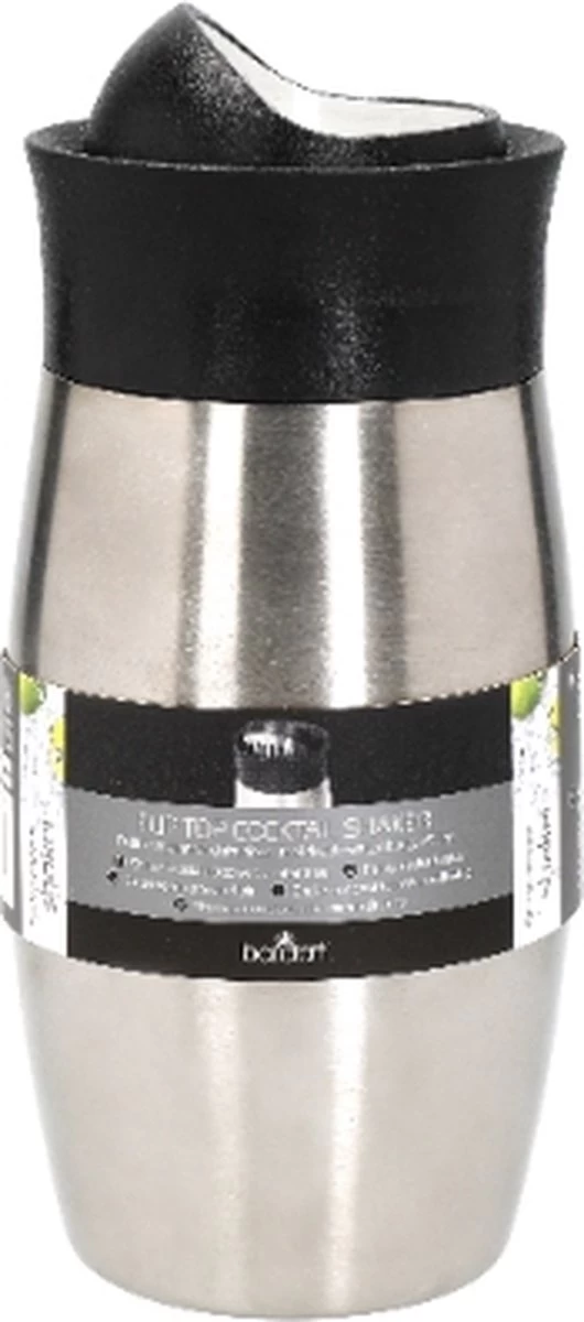 Shaker à Cocktail, Couvercle Rabattable, 0,45 L, Acier Inoxydable - BarCraft 9 Shaker à Cocktail, Couvercle Rabattable, 0,45 L, Acier Inoxydable - BarCraft – Image 7