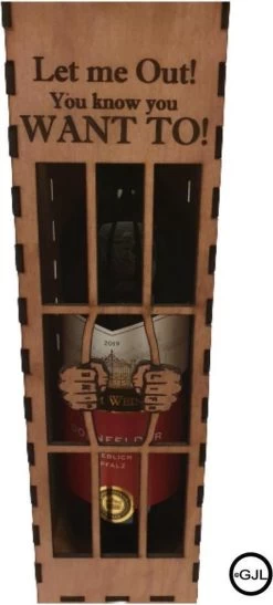 Boîte à Vin En Bois - Emballage - Fun - Anniversaire - Cadeau Personnalisé - Cadeau - Sort - Citation - Anniversaire - Vin - Amateurs De Vin -Dégustation Délicate 542x1200 1