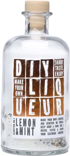 DIY Liqueur - Edition Lemon Mint - Faites Votre Eigen Délicieuse Liqueur De Citron Douce Et Fraîche