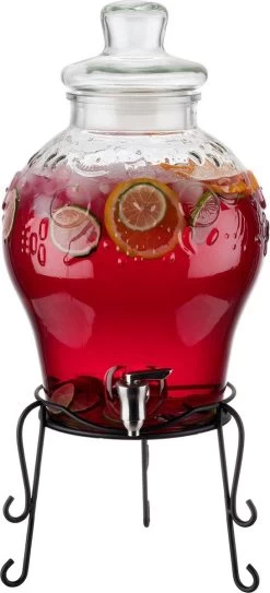 Distributeur De Boissons - Robinet - Distributeur De Limonade - Pichet à Sangria - 10,5L - XXL -Dégustation Délicate 546x1200 3