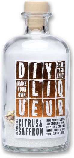 DIY Liqueur - Edition Saffron Citrus - Faites Votre Eigen Délicieuse Liqueur Douce Aux Agrumes