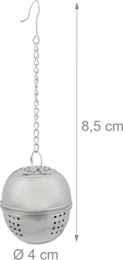 Relaxdays 8x Infuseur à Thé - Set - - Passoire à Thé En Acier Inoxydable - Boule D'herbes - Filtre à Thé - Argent 16 Relaxdays 8x Infuseur à Thé - Set - - Passoire à Thé En Acier Inoxydable - Boule D'herbes - Filtre à Thé - Argent -Dégustation Délicate 568x1200 1