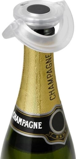 AdHoc Gusto Wine Accessories Bouchon à Champagne - 8,2 Cm - Transparent -Dégustation Délicate 577x1200 1