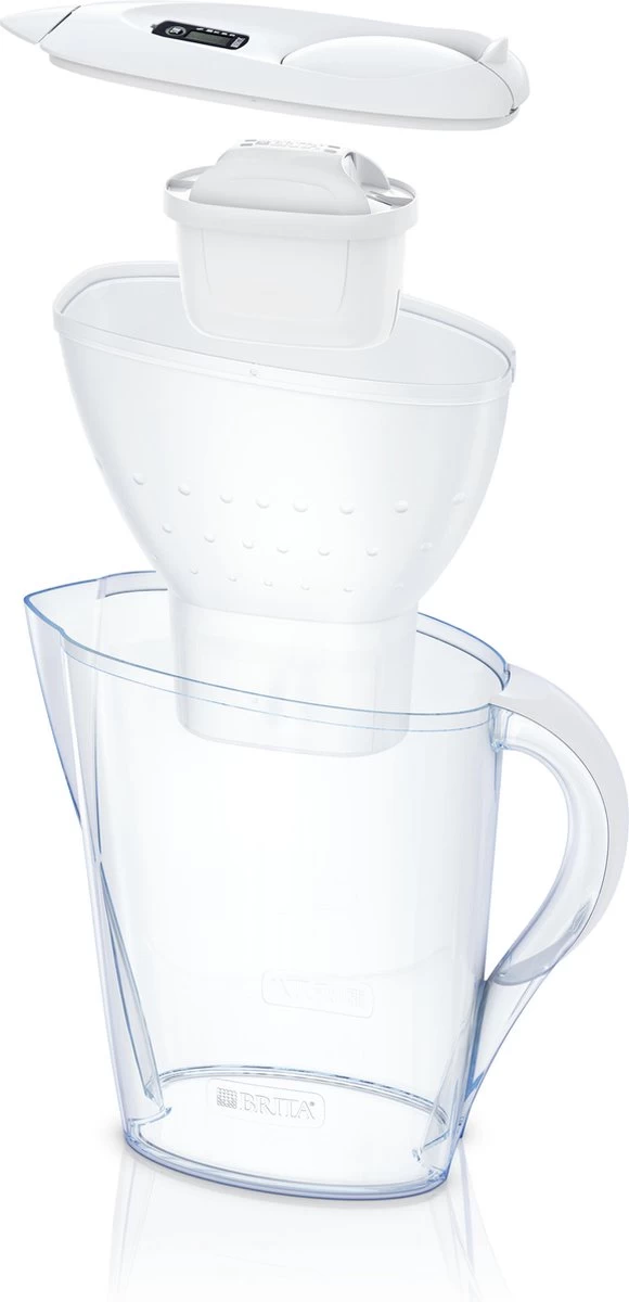 BRITA - Carafe Filtrante à Eau - Marella Cool - Comprenant 1 Cartouche Filtrante à Eau MAXTRA PRO ALL-IN-1 - Wit - 2,4L 11 BRITA - Carafe Filtrante à Eau - Marella Cool - Comprenant 1 Cartouche Filtrante à Eau MAXTRA PRO ALL-IN-1 - Wit - 2,4L – Image 9