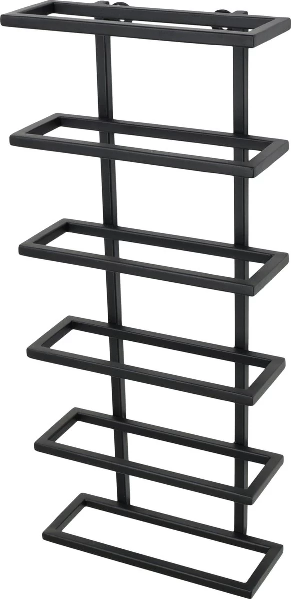 LOFT42 Pinot Casier à Vin Mural Pour 6 Bouteilles - Métal - Zwart - 62x27x10 Cm 3 LOFT42 Pinot Casier à Vin Mural Pour 6 Bouteilles - Métal - Zwart - 62x27x10 Cm